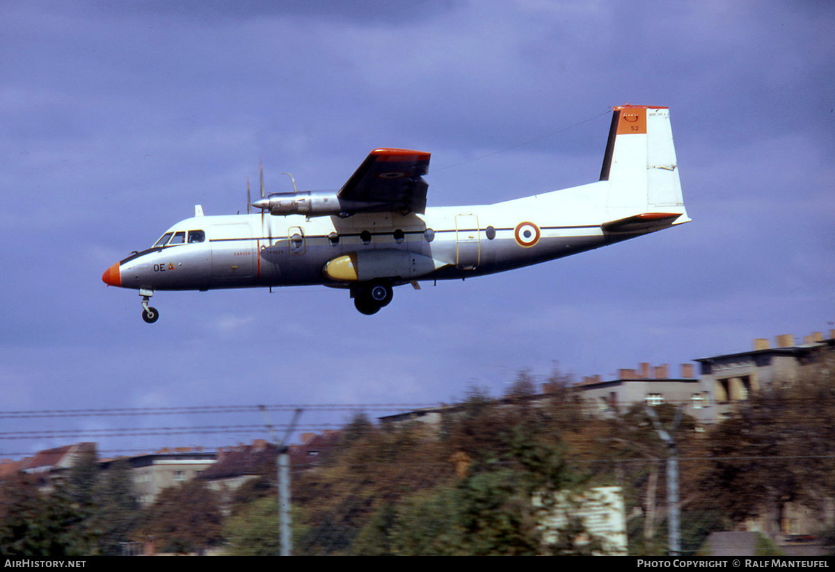 Aircraft Photo of 52 | Aerospatiale N-262A-34 | France - Air Force | AirHistory.net #500432