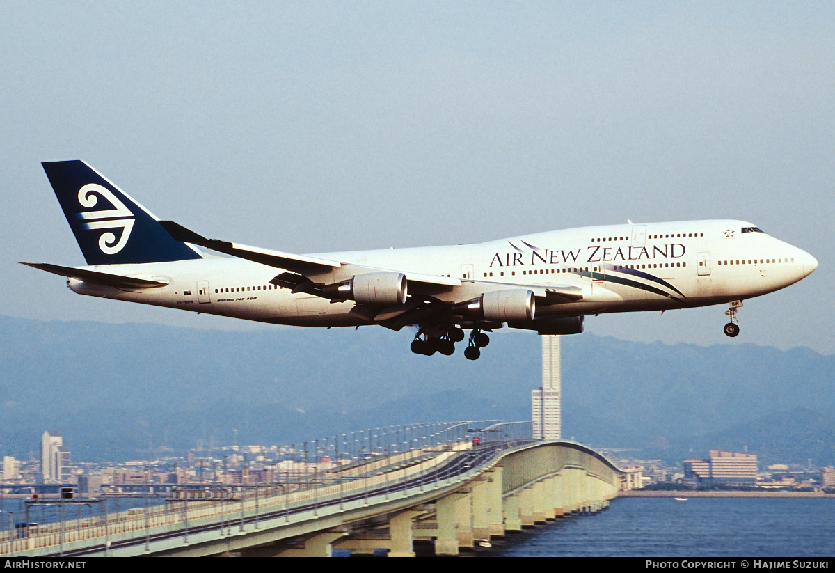 Aircraft Photo of ZK-NBW | Boeing 747-419 | Air New Zealand | AirHistory.net #500433