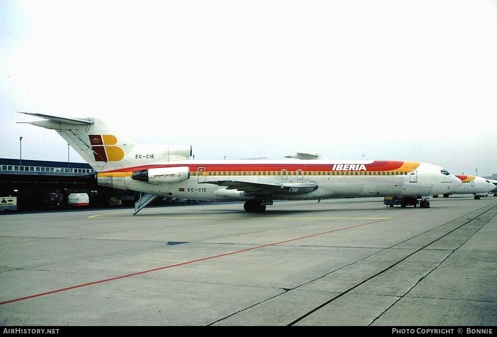 Aircraft Photo of EC-CIE | Boeing 727-256/Adv | Iberia | AirHistory.net #500436