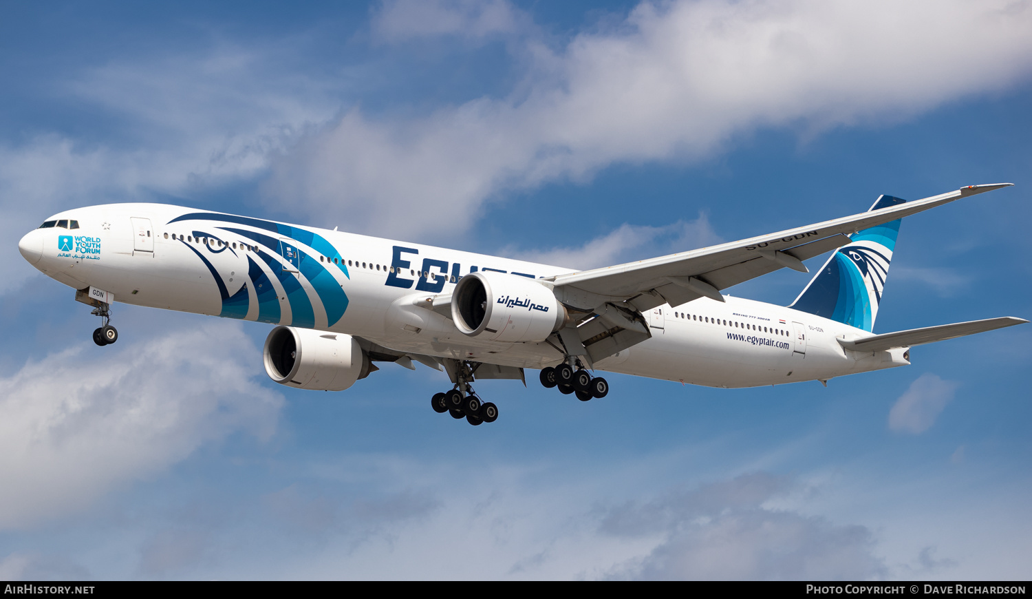Aircraft Photo of SU-GDN | Boeing 777-36N/ER | EgyptAir | AirHistory.net #500452