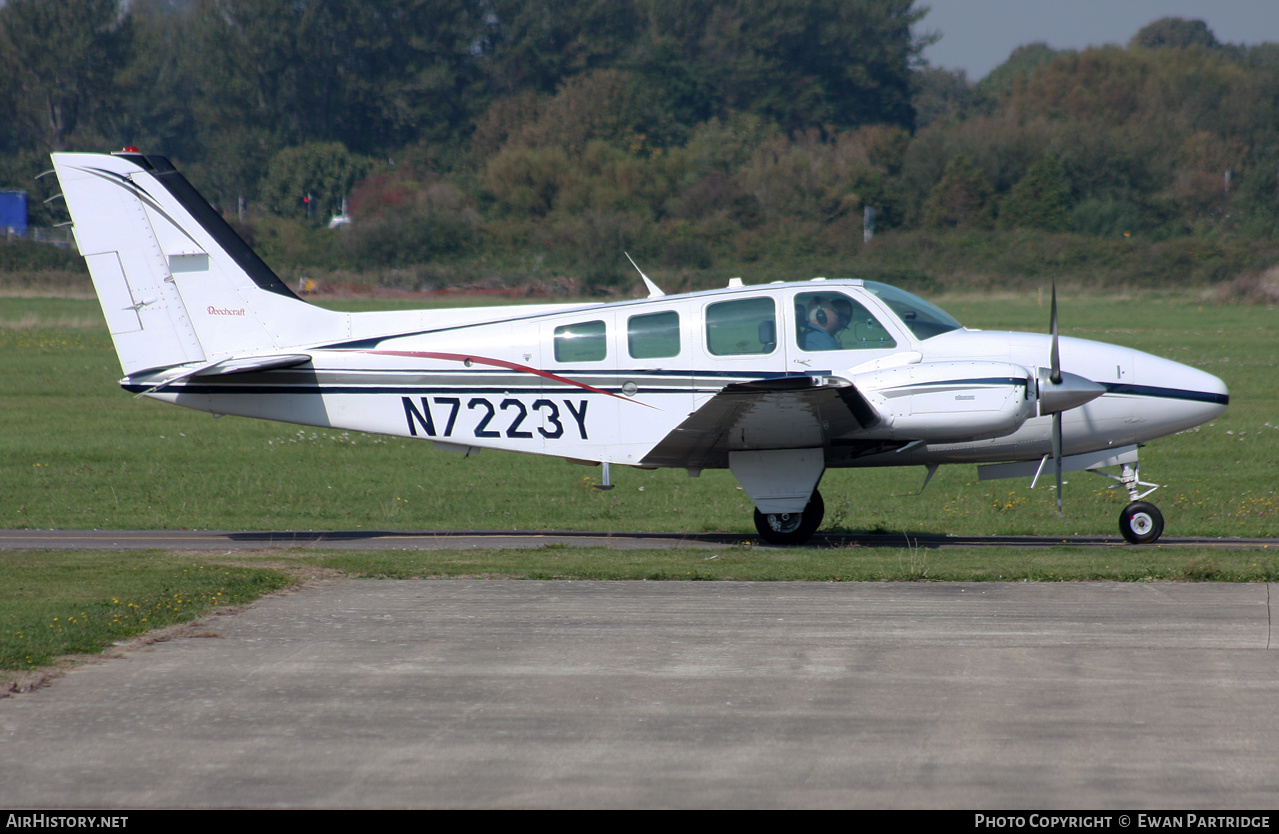 Aircraft Photo of N7223Y | Beech 58 Baron | AirHistory.net #500453