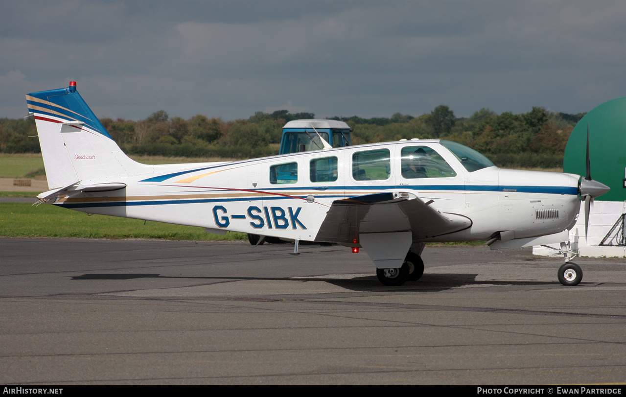 Aircraft Photo of G-SIBK | Beech A36 Bonanza | AirHistory.net #500455