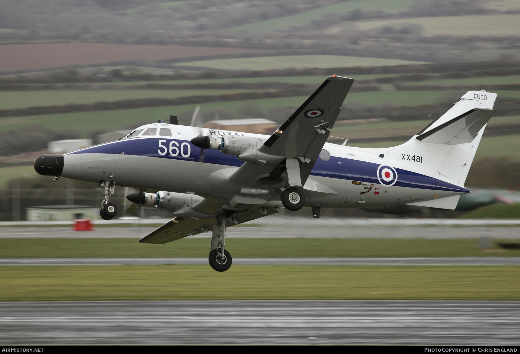 Aircraft Photo of XX481 | Scottish Aviation HP-137 Jetstream T2 | UK - Navy | AirHistory.net #500465
