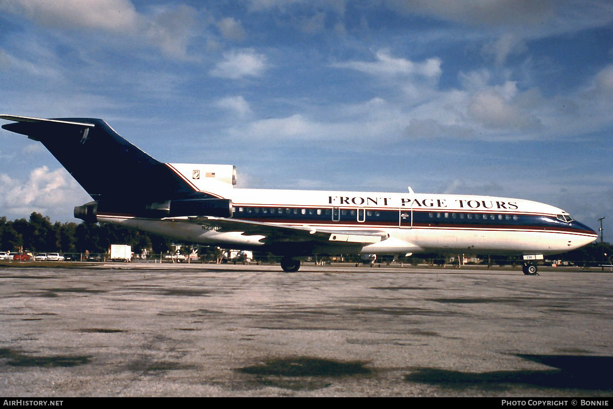 Aircraft Photo of N230NE | Boeing 727-31 | Front Page Tours | AirHistory.net #500477