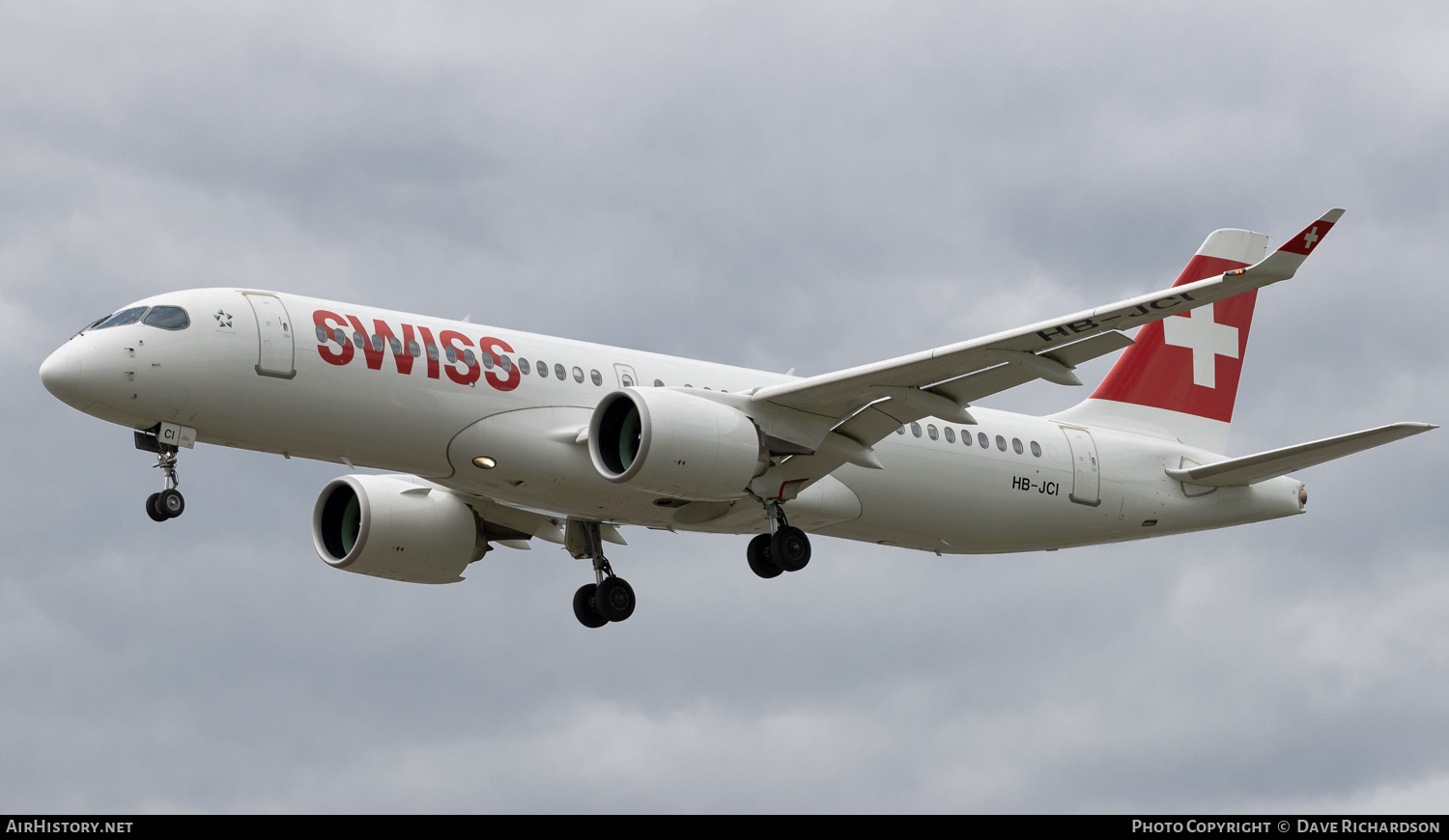 Aircraft Photo of HB-JCI | Bombardier CSeries CS300 (BD-500-1A11) | Swiss International Air Lines | AirHistory.net #500478