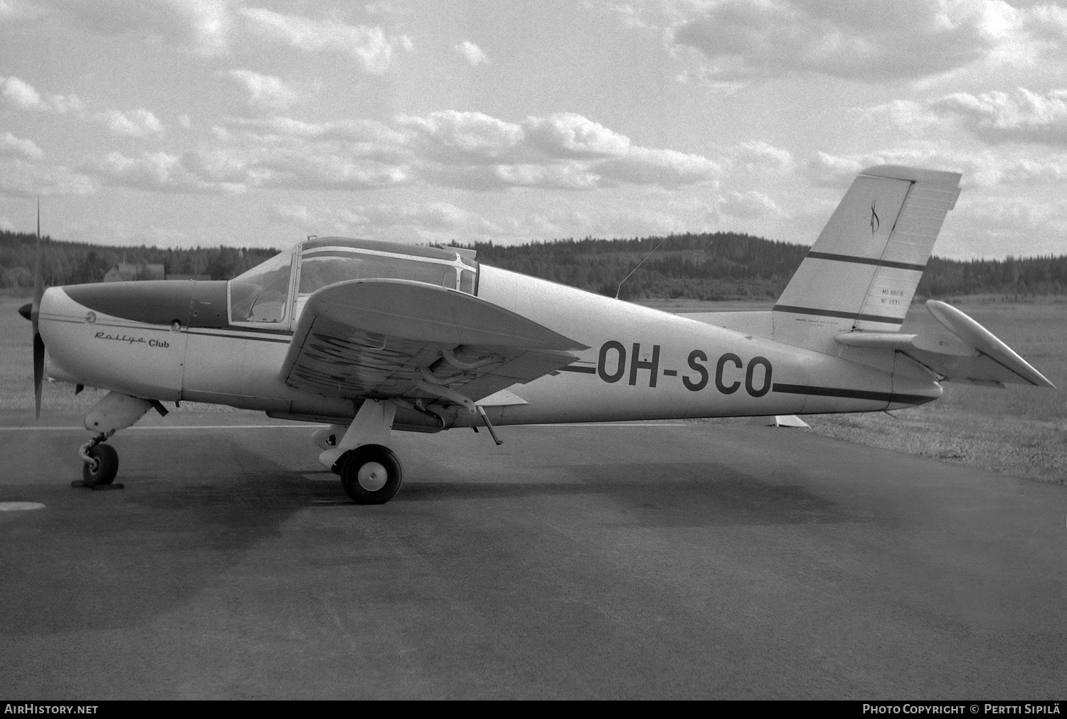 Aircraft Photo of OH-SCO | Socata MS-880B Rallye Club | AirHistory.net #500480