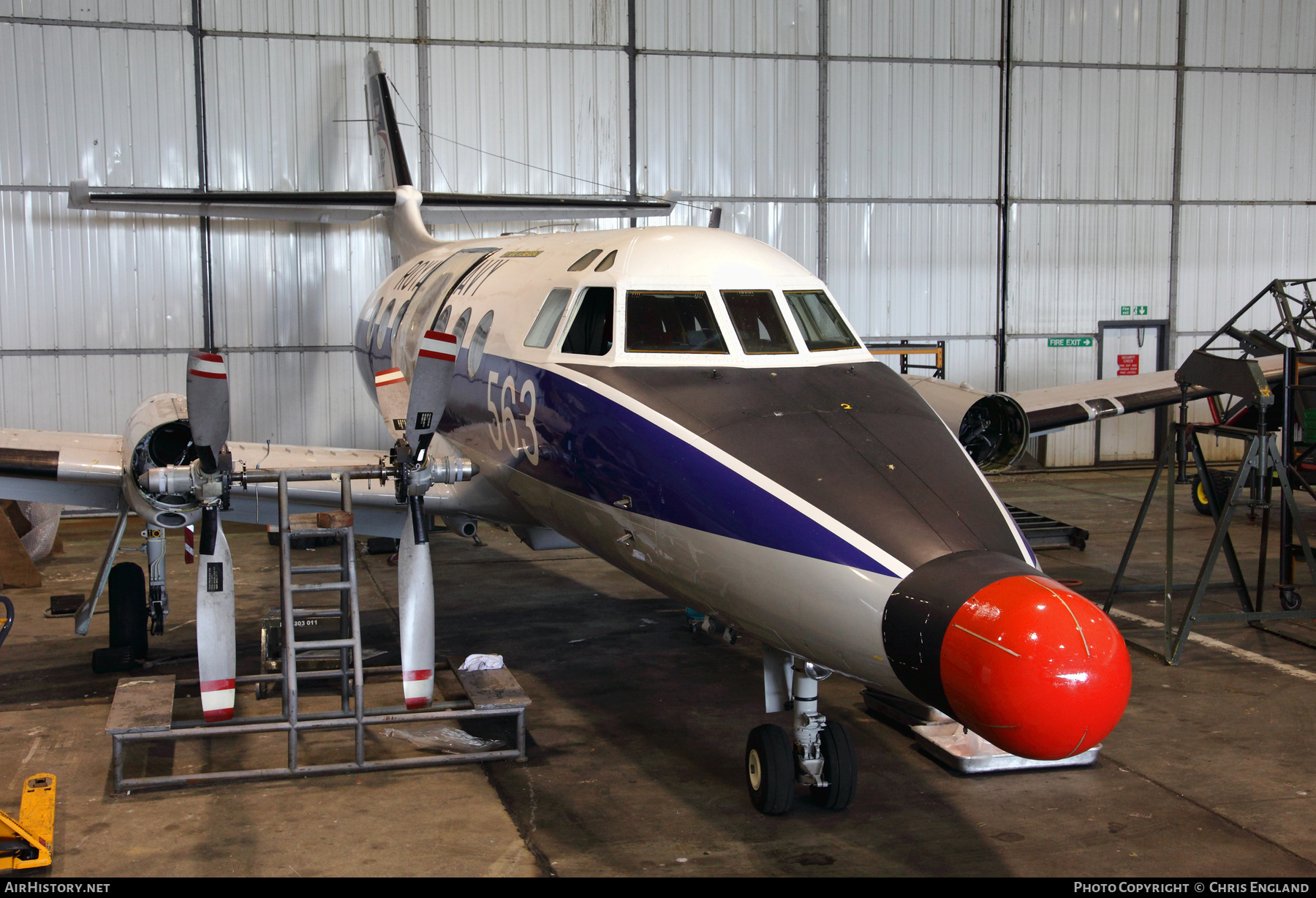 Aircraft Photo of ZA110 | Scottish Aviation HP-137 Jetstream T2 | UK - Navy | AirHistory.net #500483