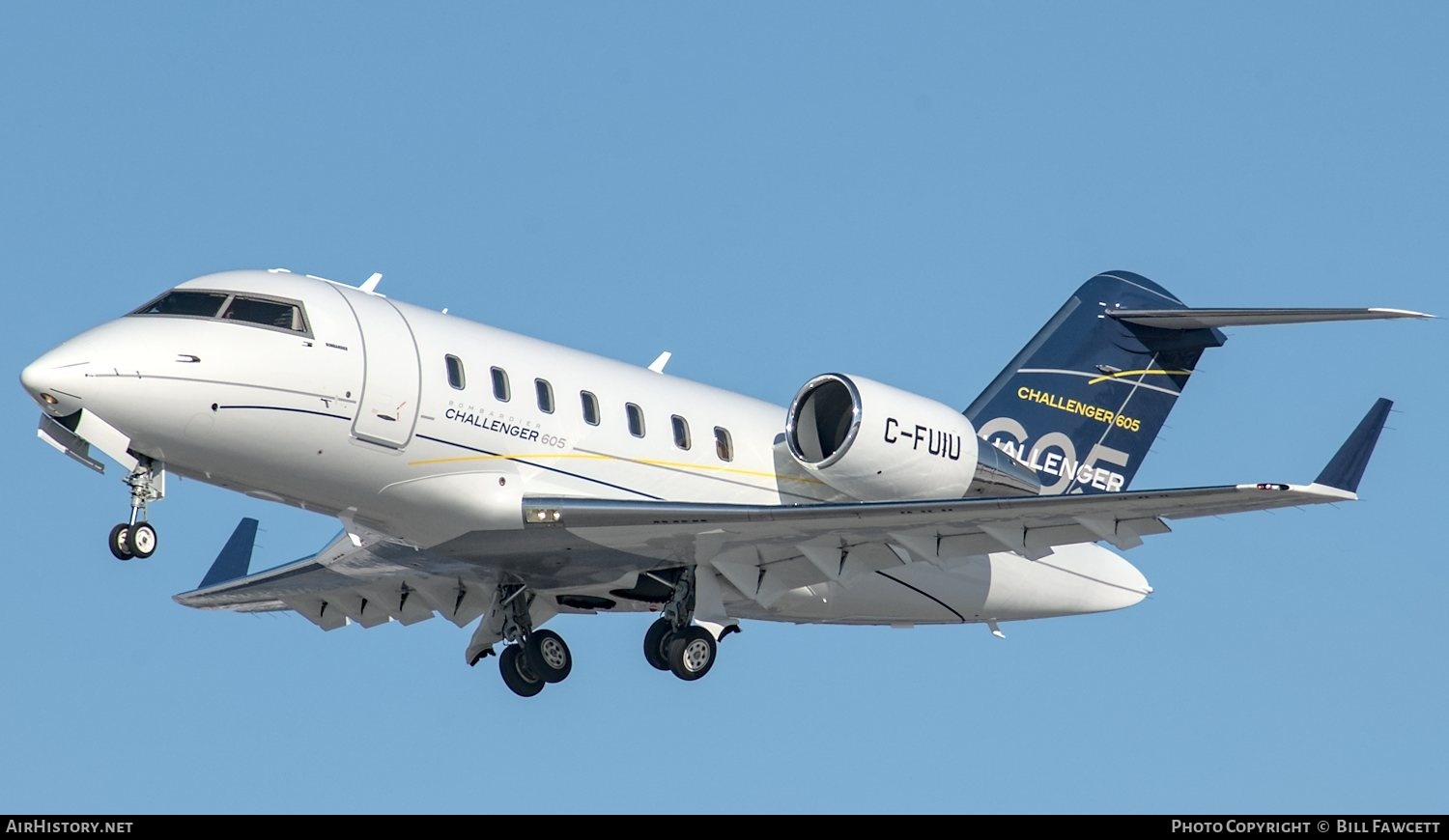 Aircraft Photo of C-FUIU | Bombardier Challenger 605 (CL-600-2B16) | AirHistory.net #500488