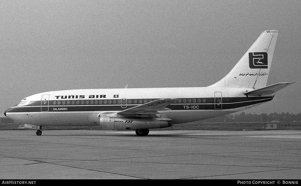 Aircraft Photo of TS-IOC | Boeing 737-2H3/Adv | Tunis Air | AirHistory.net #500500