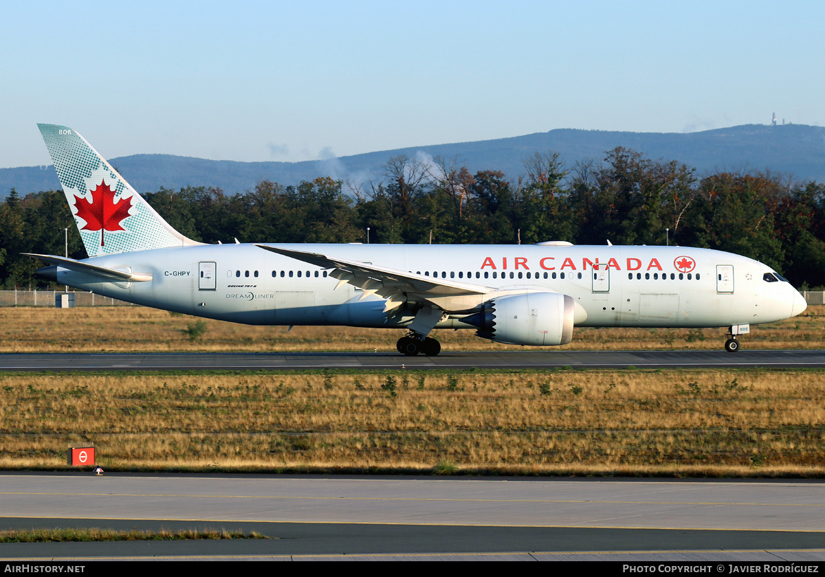 Aircraft Photo of C-GHPY | Boeing 787-8 Dreamliner | Air Canada | AirHistory.net #500506