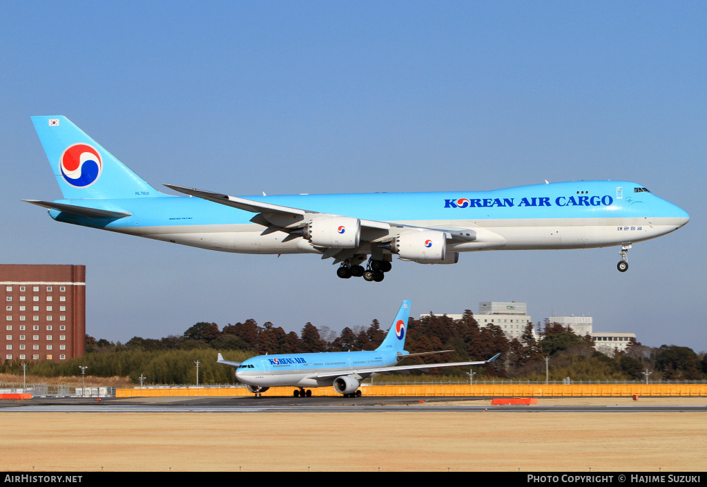 Aircraft Photo of HL7610 | Boeing 747-8HTF/SCD | Korean Air Cargo | AirHistory.net #500512