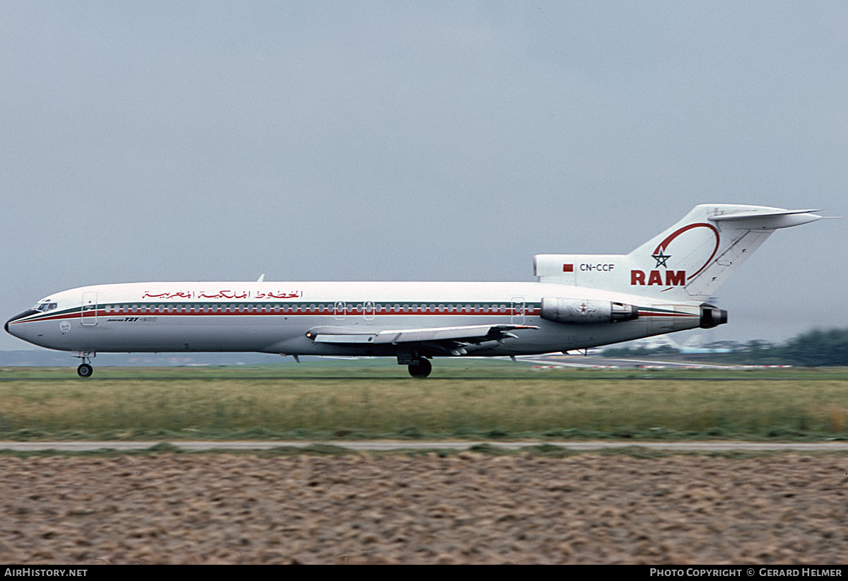 Aircraft Photo of CN-CCF | Boeing 727-2B6 | Royal Air Maroc - RAM | AirHistory.net #500521
