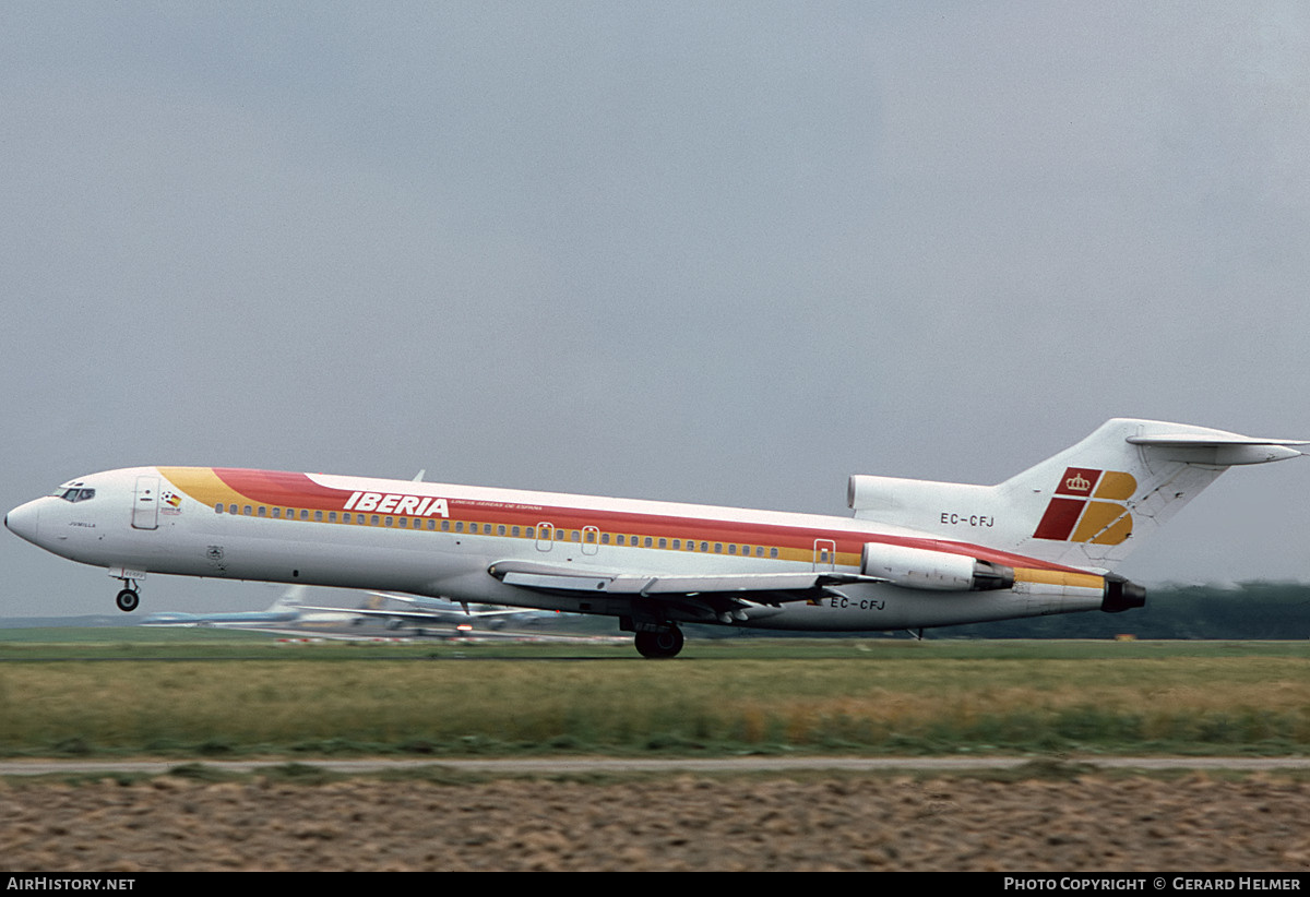 Aircraft Photo of EC-CFJ | Boeing 727-256/Adv | Iberia | AirHistory.net #500529