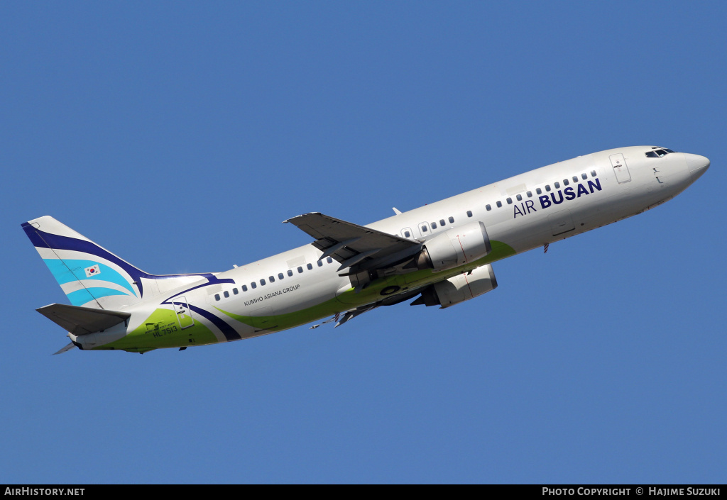 Aircraft Photo of HL7513 | Boeing 737-48E | Air Busan | AirHistory.net #500538