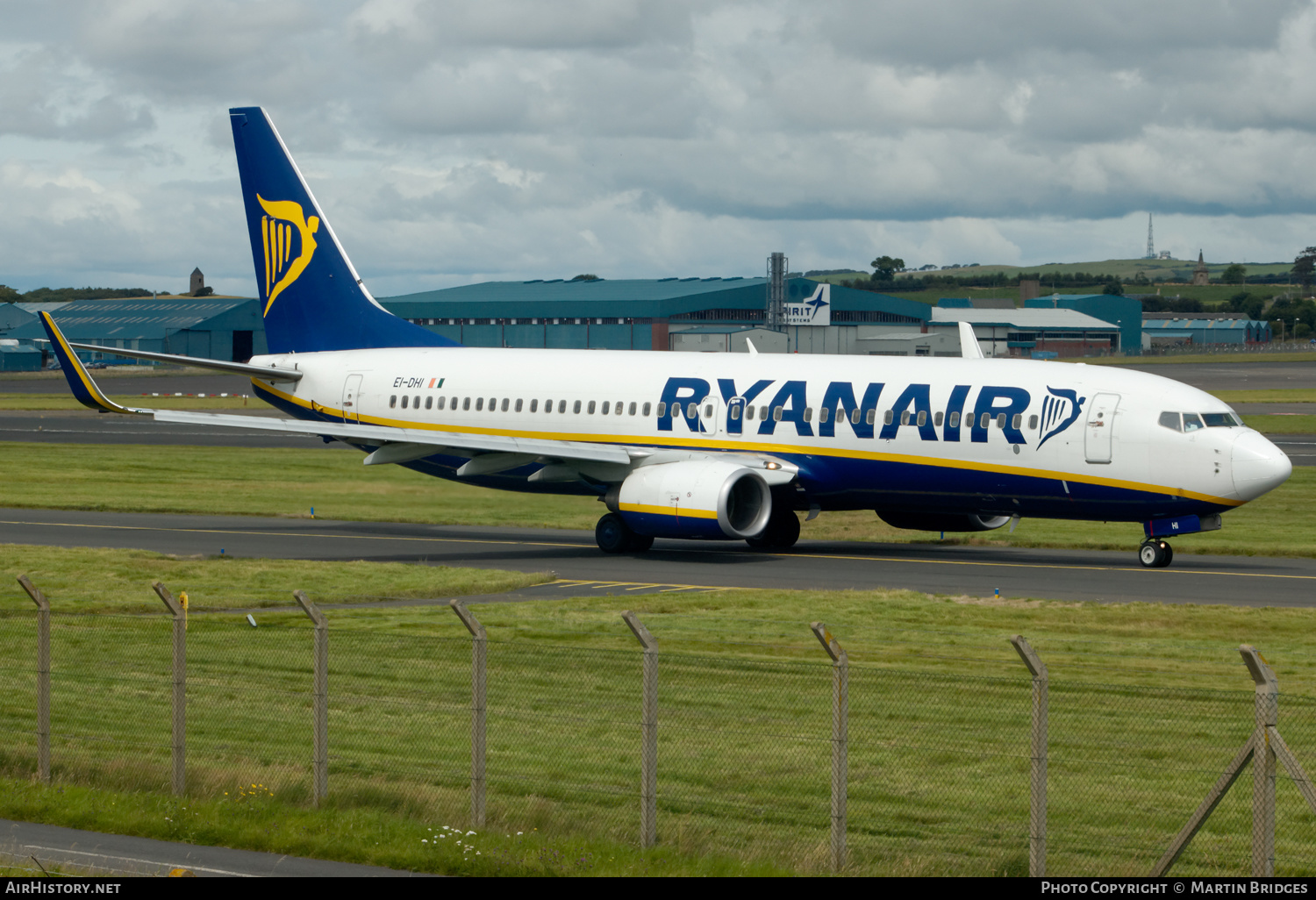 Aircraft Photo of EI-DHI | Boeing 737-8AS | Ryanair | AirHistory.net #500539