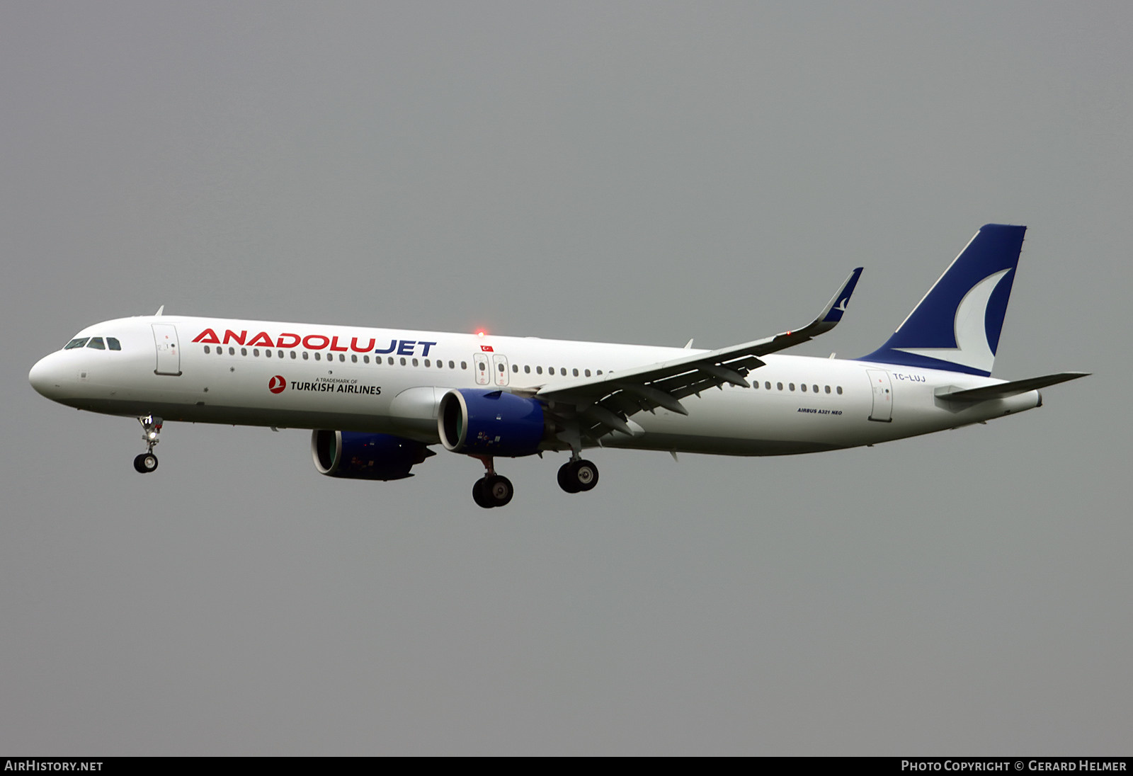 Aircraft Photo of TC-LUJ | Airbus A321-271NX | AnadoluJet | AirHistory.net #500547