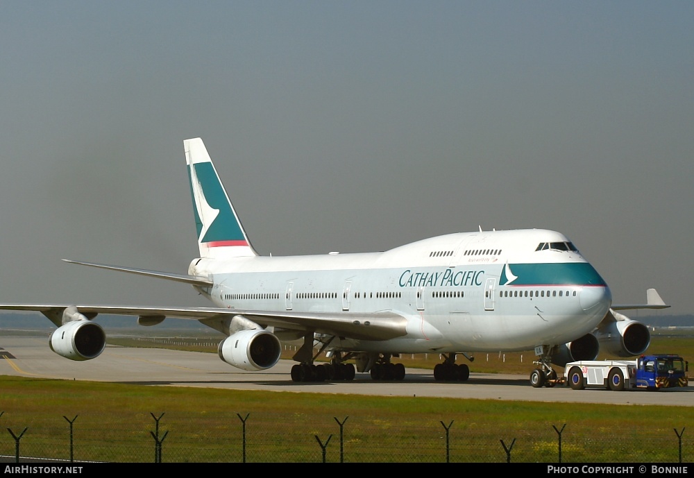 Aircraft Photo of B-HUA | Boeing 747-467 | Cathay Pacific Airways | AirHistory.net #500581