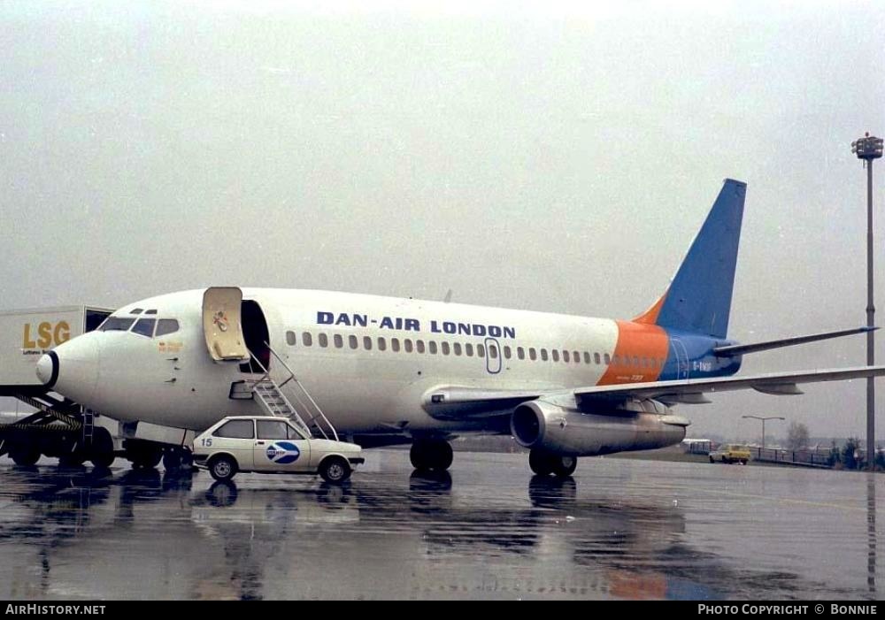 Aircraft Photo of G-BMDF | Boeing 737-2E7/Adv | Dan-Air London | AirHistory.net #500602