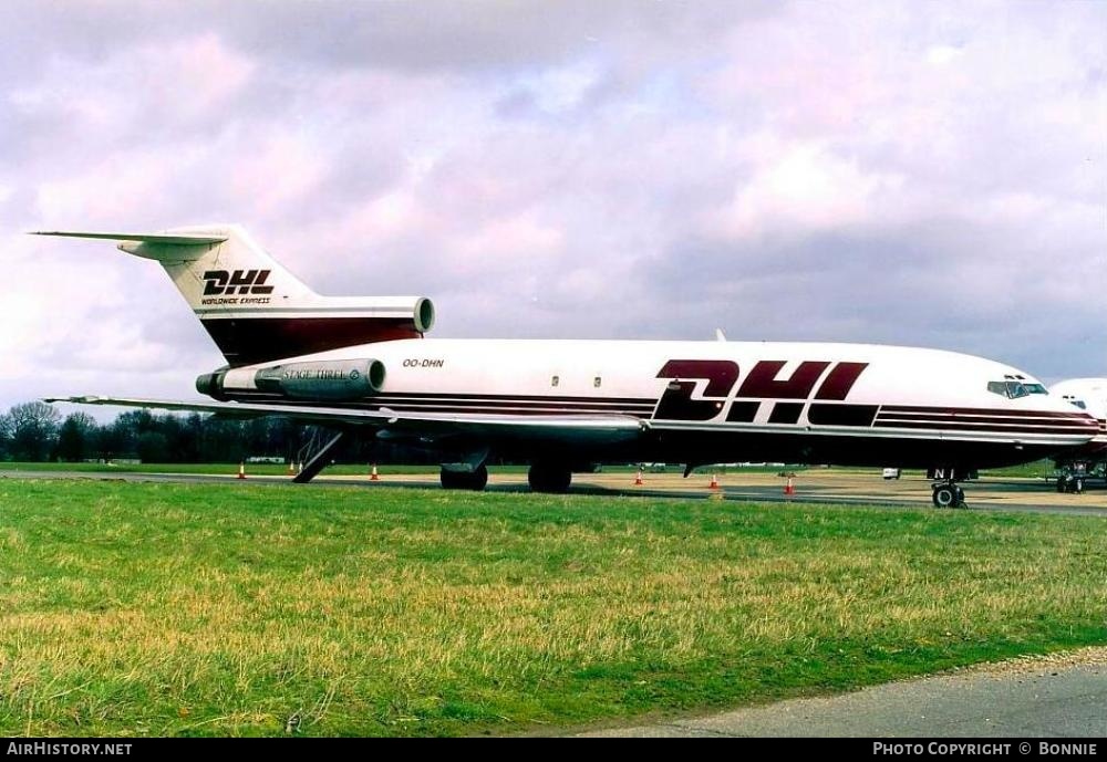 Aircraft Photo of OO-DHN | Boeing 727-31(F) | DHL Worldwide Express | AirHistory.net #500611