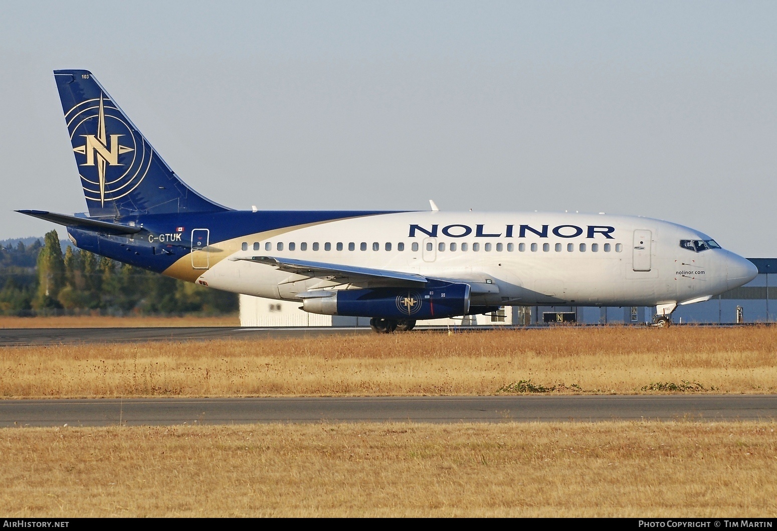 Aircraft Photo of C-GTUK | Boeing 737-2B6C/Adv | Nolinor Aviation | AirHistory.net #500648