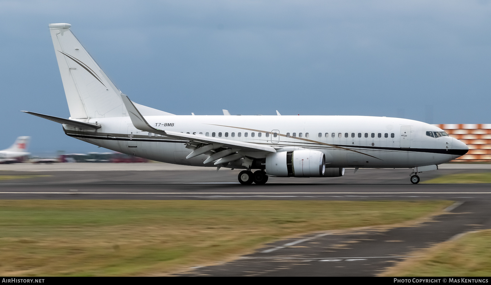 Aircraft Photo of T7-BMB | Boeing 737-73Q BBJ | AirHistory.net #500652