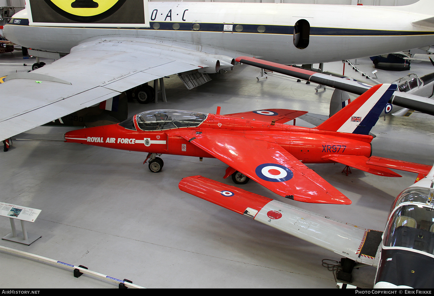 Aircraft Photo of XR977 | Hawker Siddeley Gnat T.1 | UK - Air Force | AirHistory.net #500657