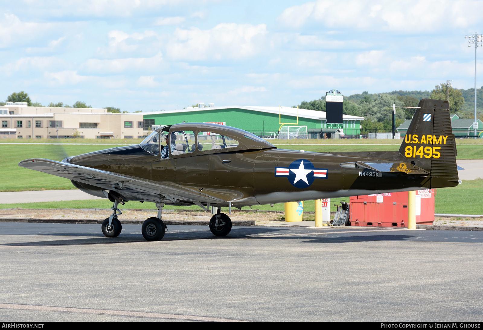 Aircraft Photo of N4495K / 81495 | North American L-17A Navion (NA-154) | USA - Army | AirHistory.net #500658