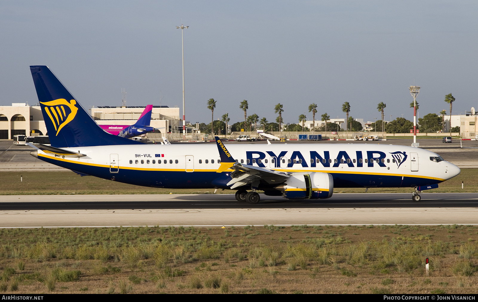 Aircraft Photo of 9H-VUL | Boeing 737-8 Max 8 | Ryanair | AirHistory.net #500665