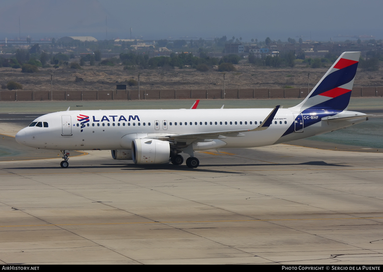 Aircraft Photo of CC-BHF | Airbus A320-271N | LATAM Airlines | AirHistory.net #500681