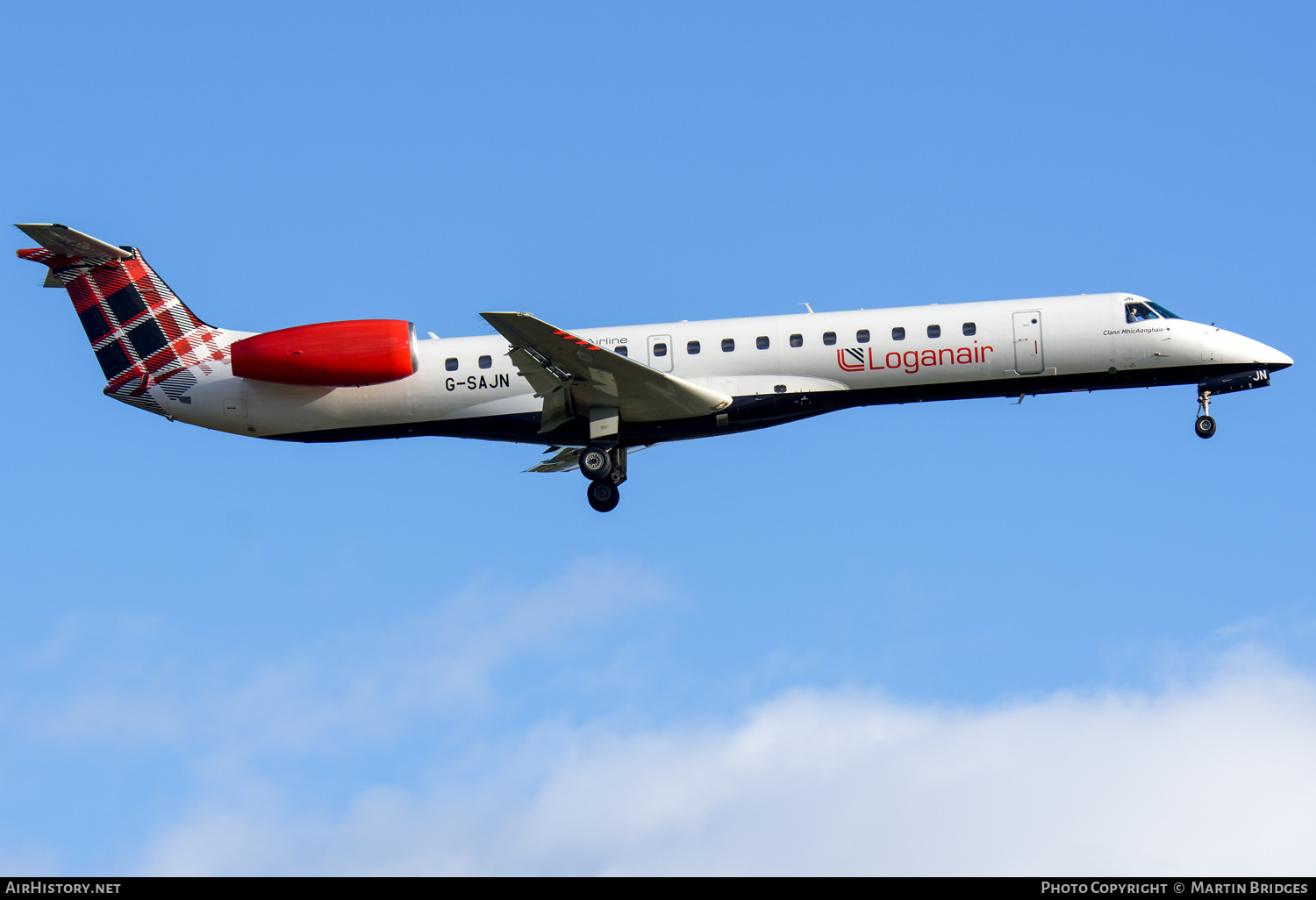 Aircraft Photo of G-SAJN | Embraer ERJ-145EP (EMB-145EP) | Loganair | AirHistory.net #500692