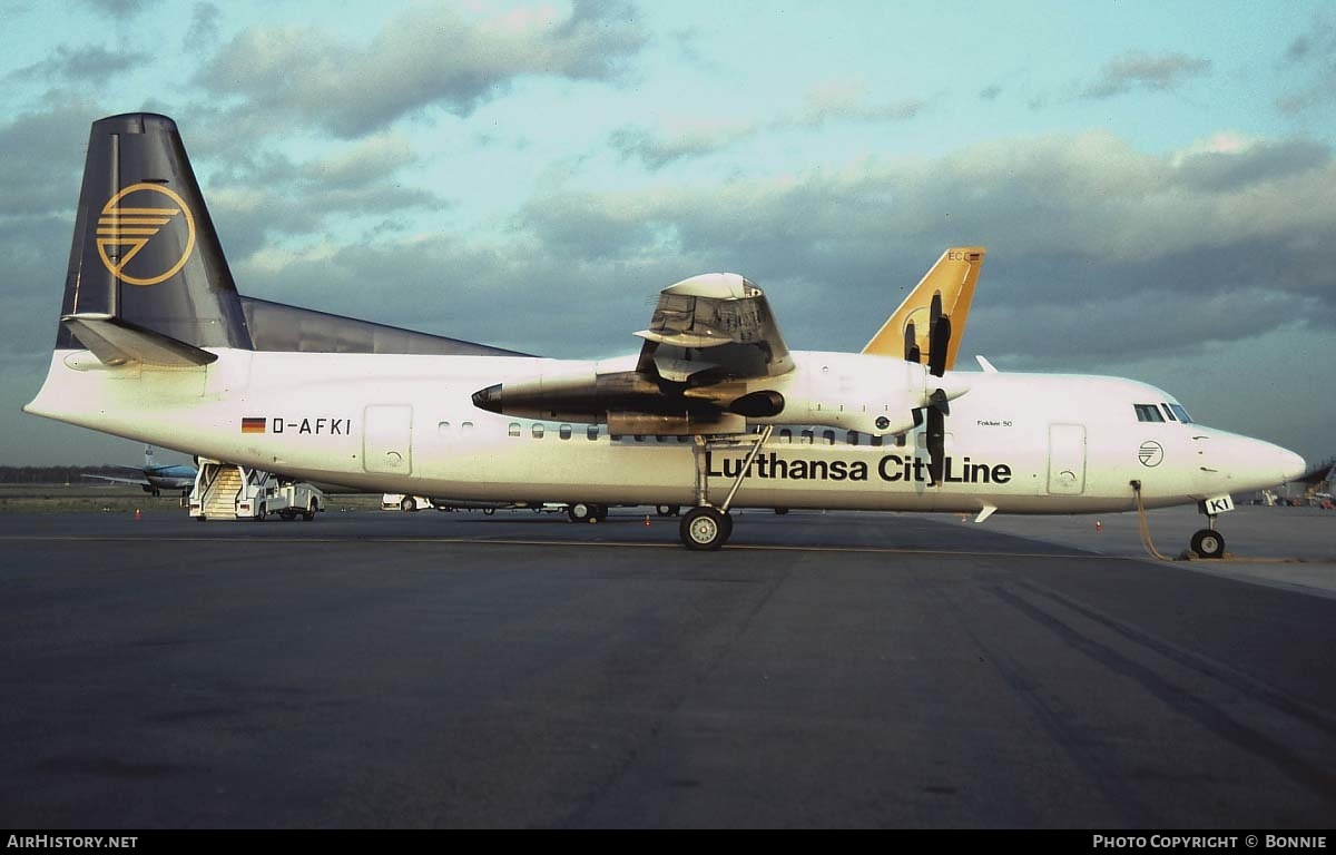 Aircraft Photo of D-AFKI | Fokker 50 | Lufthansa CityLine | AirHistory.net #500694