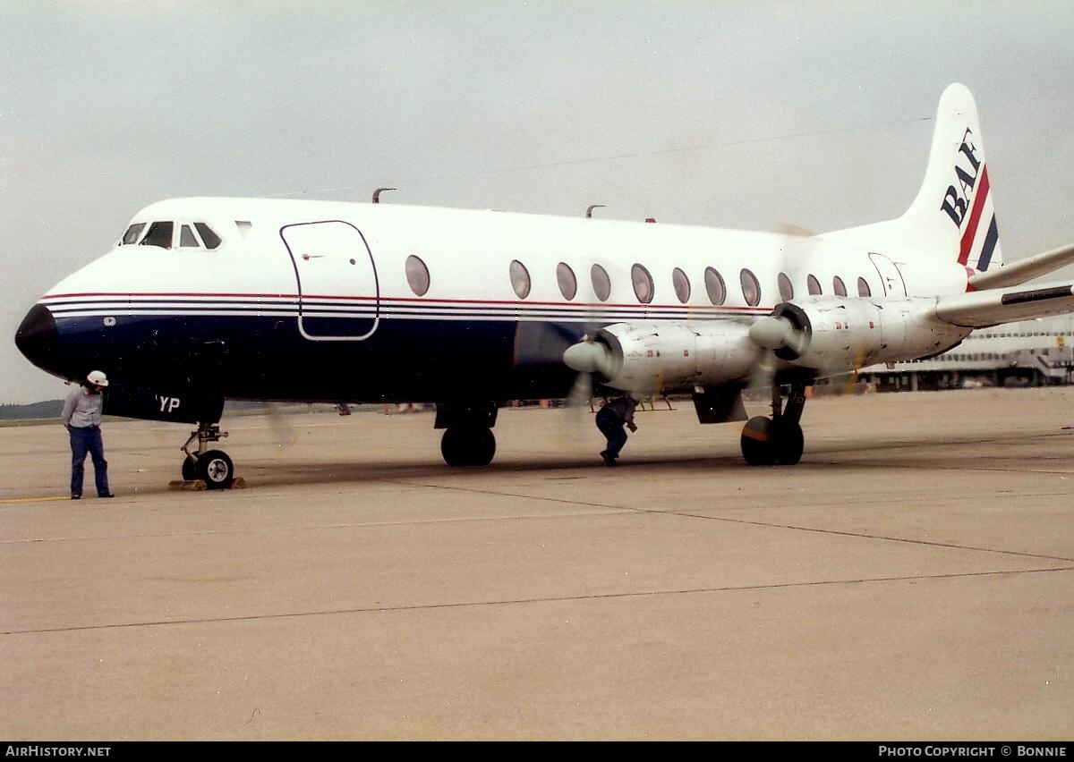Aircraft Photo of G-AOYP | Vickers 806 Viscount | British Air Ferries - BAF | AirHistory.net #500696