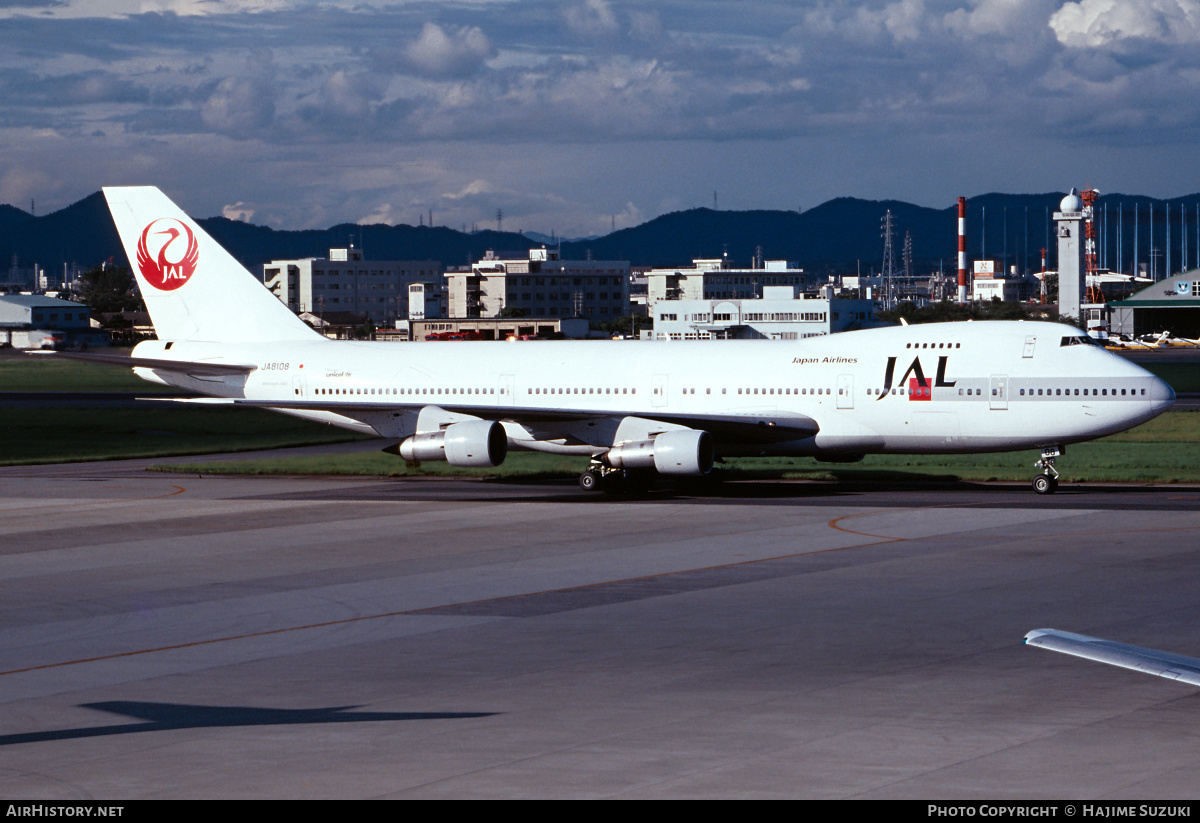 Aircraft Photo of JA8108 | Boeing 747-246B | Japan Airlines - JAL | AirHistory.net #500703