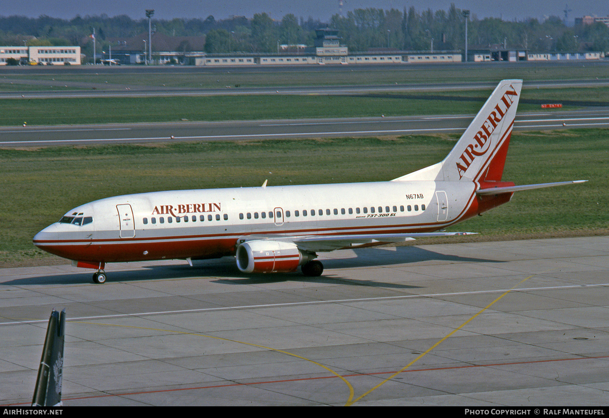 Aircraft Photo of N67AB | Boeing 737-3Y0 | Air Berlin | AirHistory.net #500716