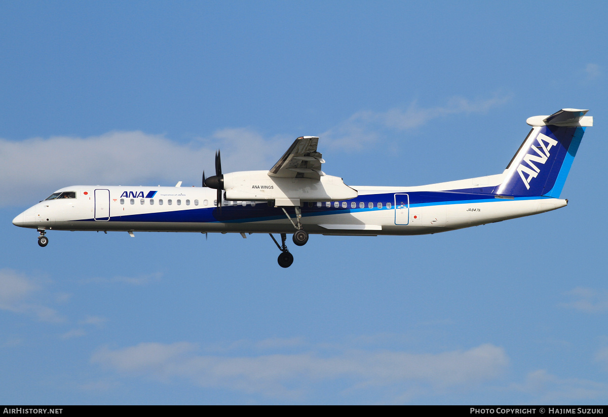 Aircraft Photo of JA847A | Bombardier DHC-8-402 Dash 8 | All Nippon Airways - ANA | AirHistory.net #500718
