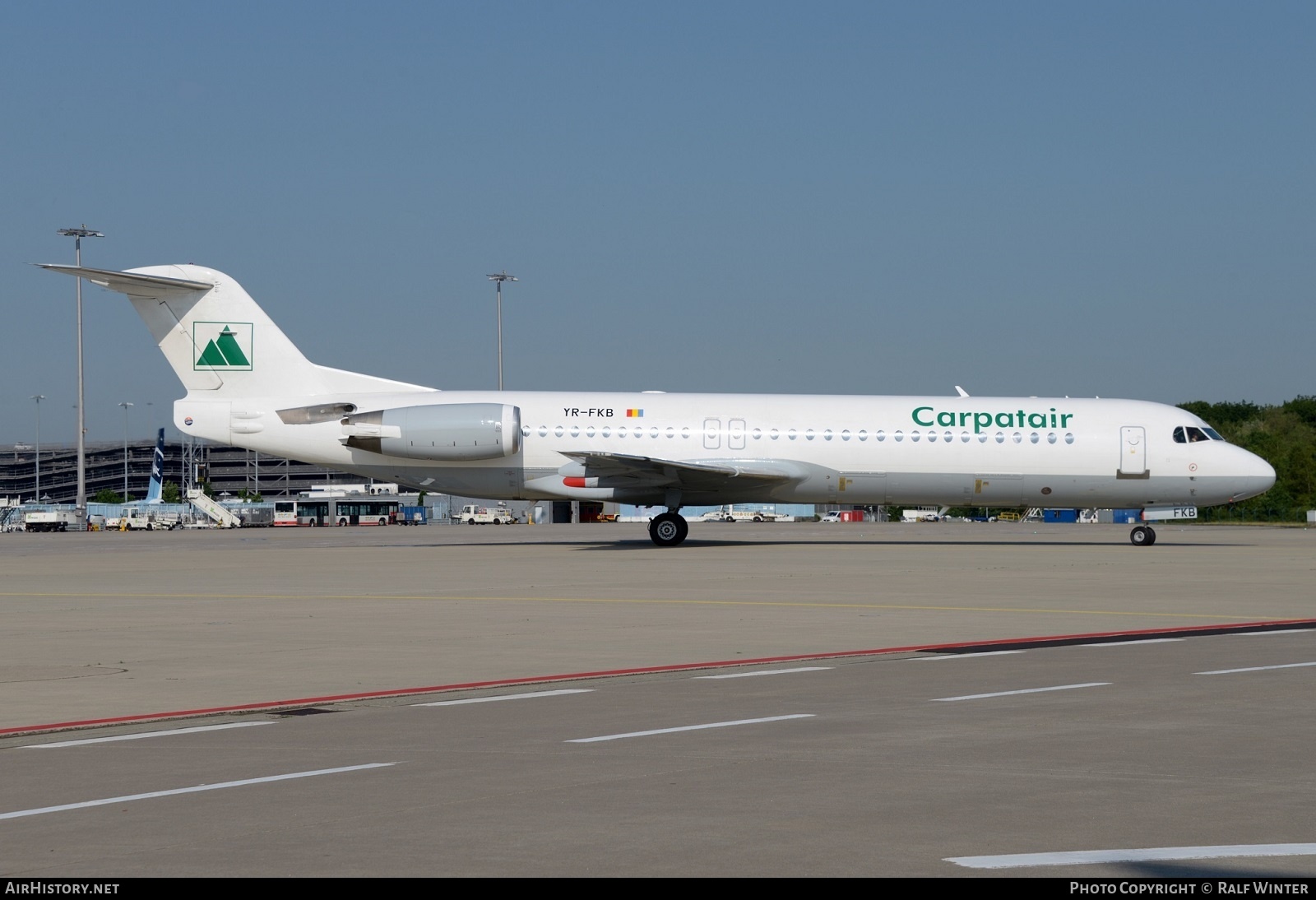 Aircraft Photo of YR-FKB | Fokker 100 (F28-0100) | Carpatair | AirHistory.net #500721