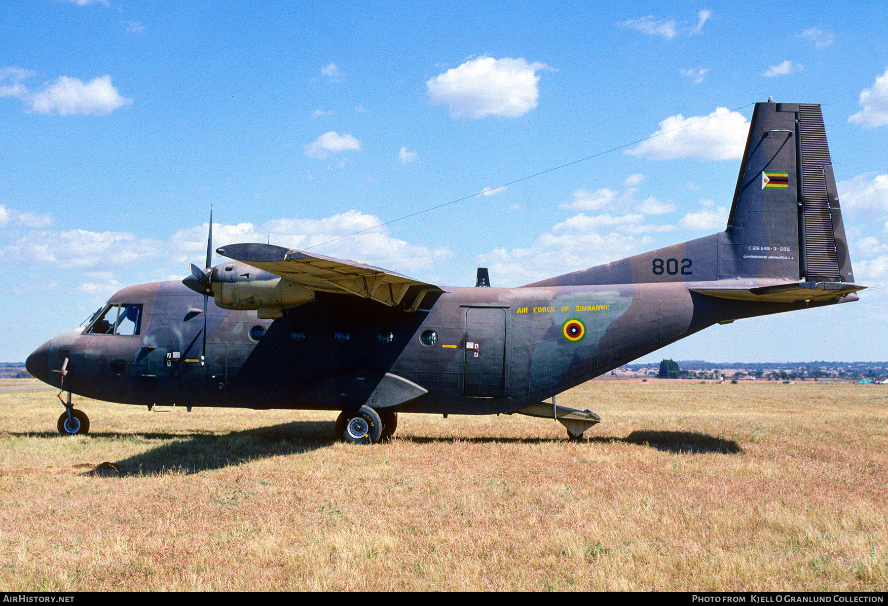 Aircraft Photo of 802 | CASA C-212-200 Aviocar | Zimbabwe - Air Force | AirHistory.net #500735