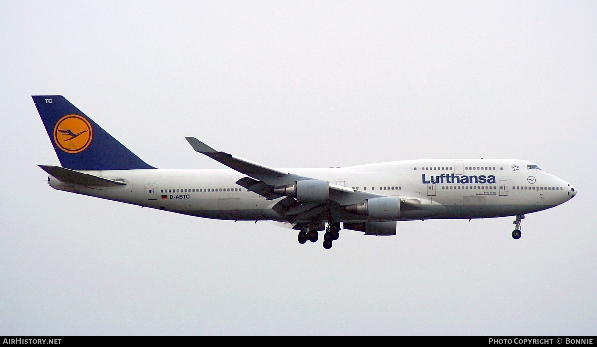Aircraft Photo of D-ABTC | Boeing 747-430M | Lufthansa | AirHistory.net #500746