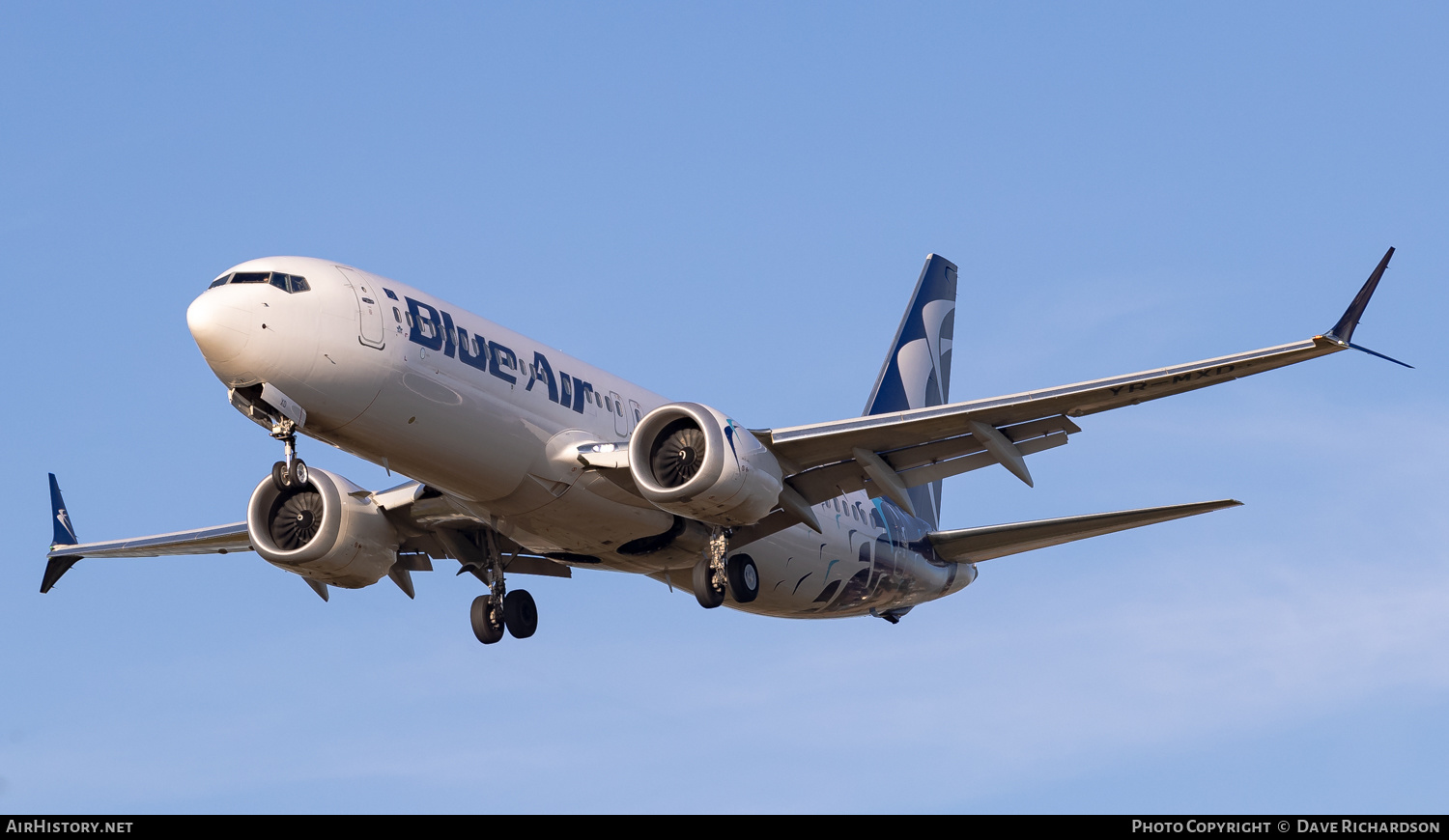 Aircraft Photo of YR-MXD | Boeing 737-8 Max 8 | Blue Air | AirHistory.net #500750