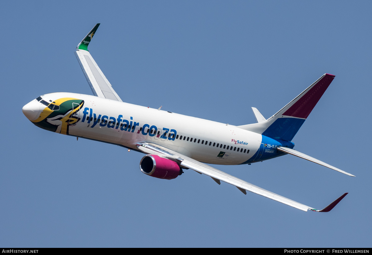Aircraft Photo of ZS-SJO | Boeing 737-8BG | FlySafair | AirHistory.net #500752