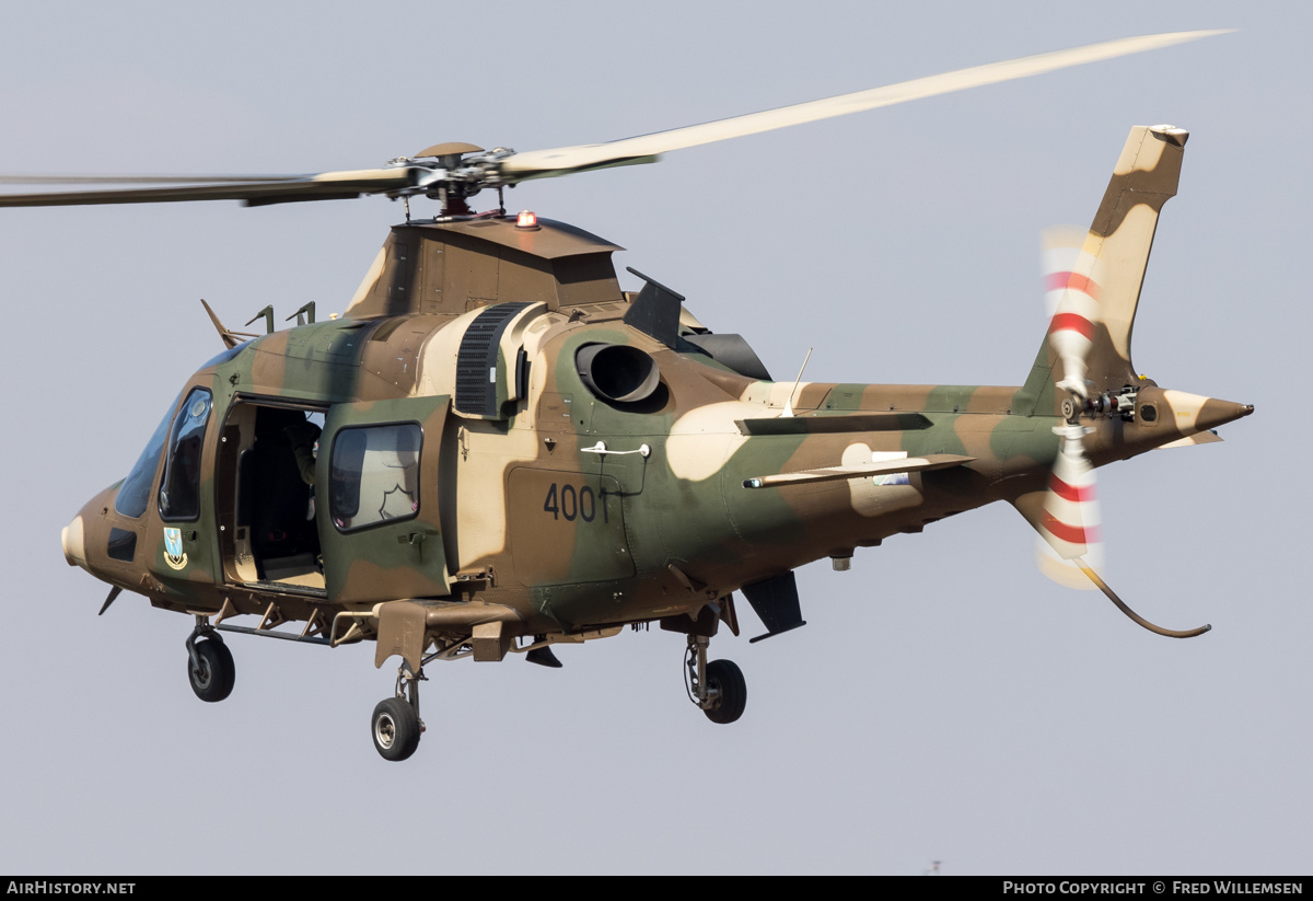 Aircraft Photo of 4001 | Agusta A-109E LUH | South Africa - Air Force | AirHistory.net #500755