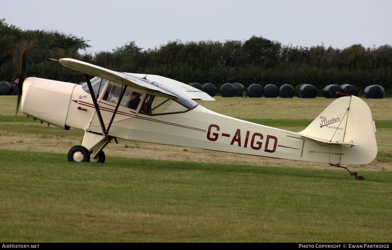 Aircraft Photo of G-AIGD | Auster 5 J1 Autocrat | AirHistory.net #500756