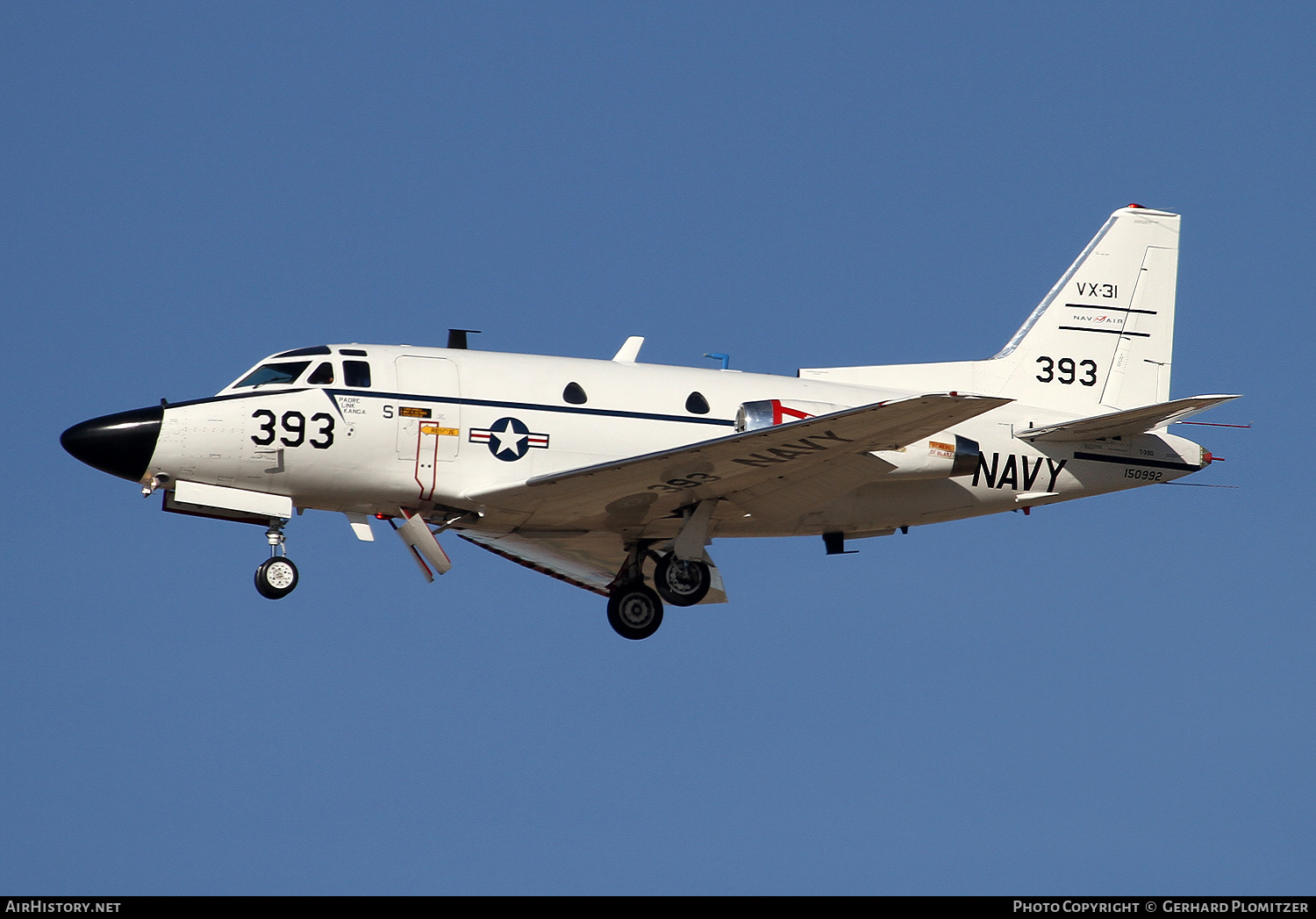 Aircraft Photo of 150992 | North American Rockwell T-39D | USA - Navy | AirHistory.net #500769