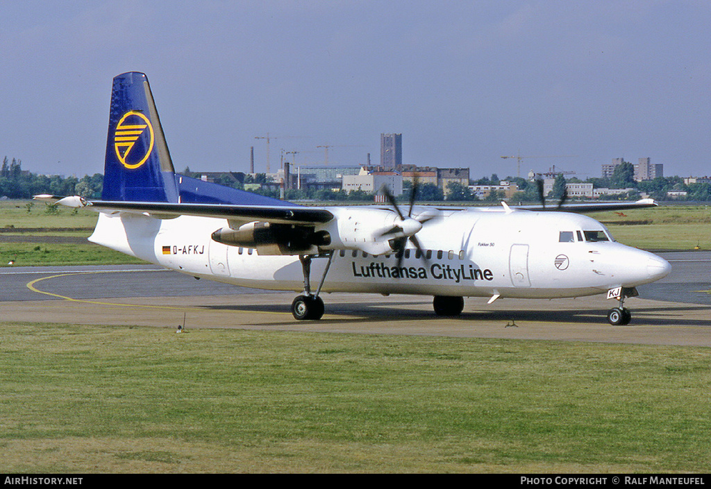 Aircraft Photo of D-AFKJ | Fokker 50 | Lufthansa CityLine | AirHistory.net #500771
