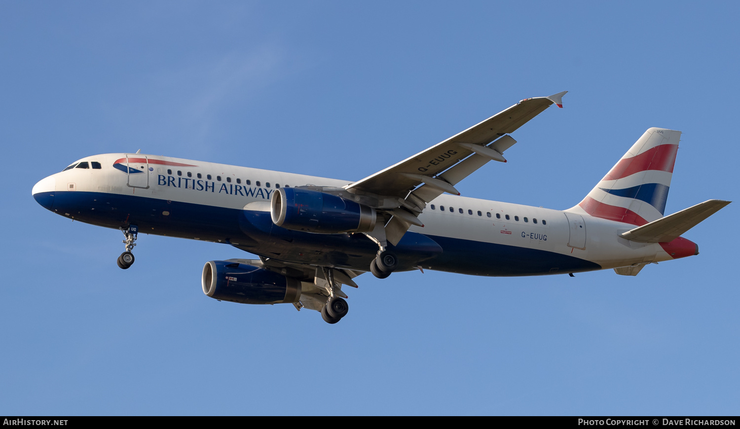 Aircraft Photo of G-EUUG | Airbus A320-232 | British Airways | AirHistory.net #500777