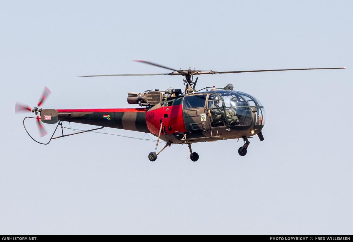 Aircraft Photo of 624 | Aerospatiale SA-316B Alouette III | South Africa - Air Force | AirHistory.net #500796