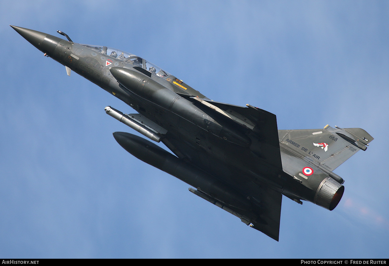 Aircraft Photo of 668 | Dassault Mirage 2000D | France - Air Force | AirHistory.net #500837