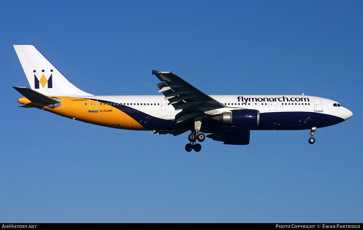 Aircraft Photo of G-OJMR | Airbus A300B4-605R | Monarch Airlines | AirHistory.net #500838