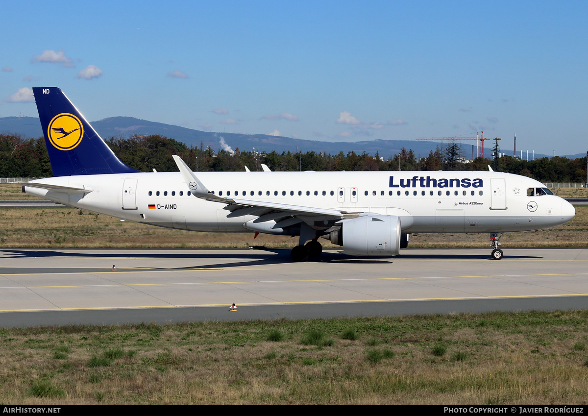 Aircraft Photo of D-AIND | Airbus A320-271N | Lufthansa | AirHistory.net #500848