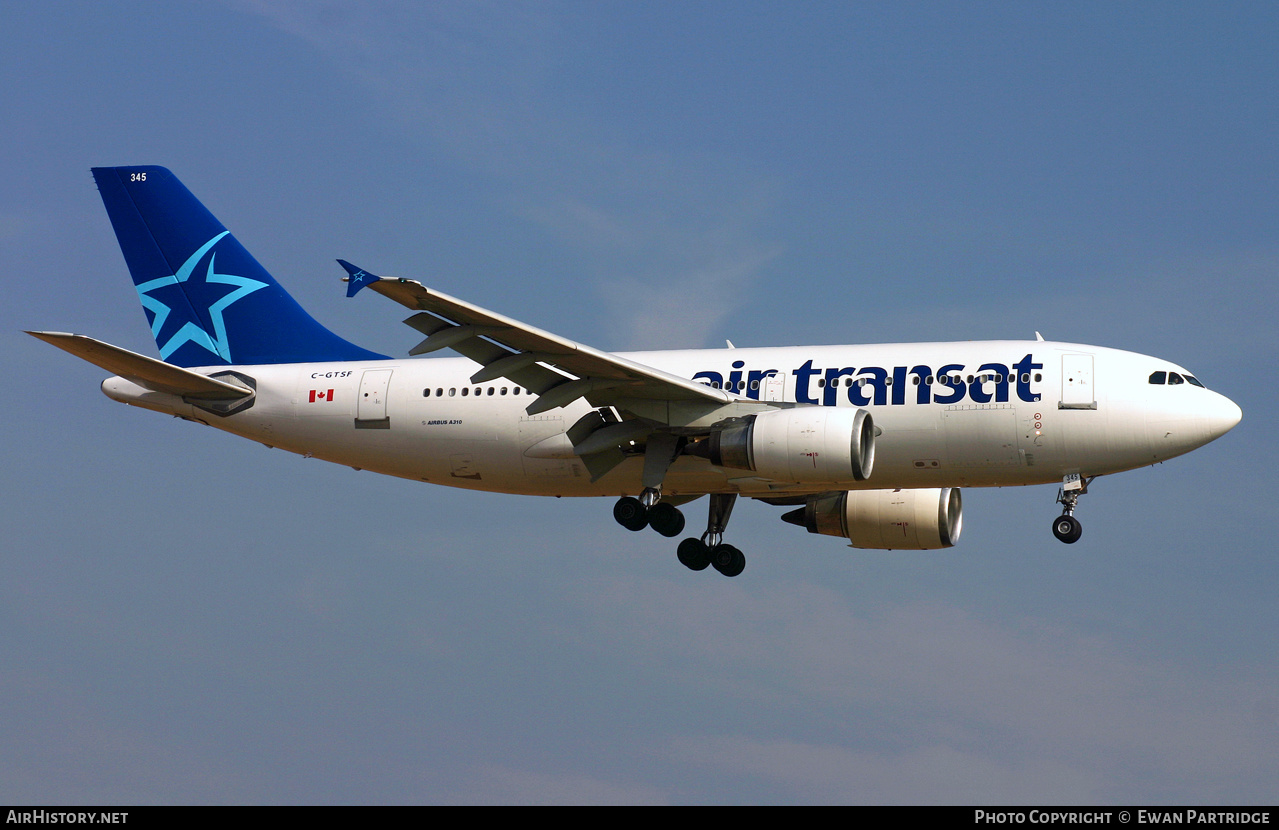 Aircraft Photo of C-GTSF | Airbus A310-304/ET | Air Transat | AirHistory.net #500860
